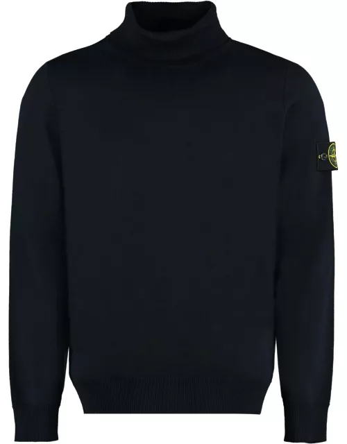 Stone Island Virgin-wool Turtleneck Sweater