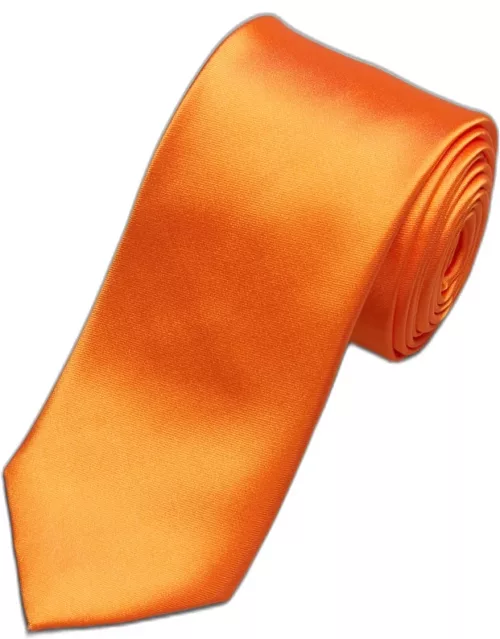 JoS. A. Bank Men's Solid Tie, Orange, One