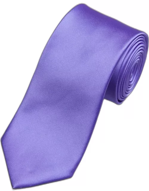 JoS. A. Bank Men's Solid Tie, Purple, One