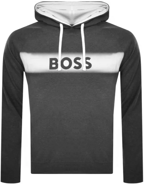 BOSS Lounge Authentic Hoodie Grey