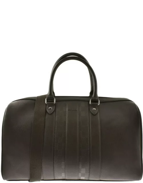 Ted Baker Waylin House Check Holdall Bag Brown