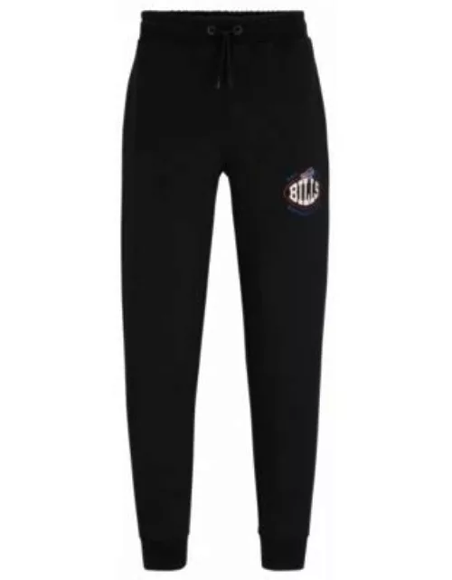 BOSS x NFL cotton-blend tracksuit bottoms with collaborative branding- Bills Men's Jogging Pant