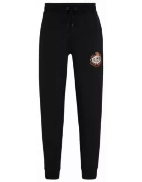 BOSS x NFL cotton-blend tracksuit bottoms with collaborative branding- Bengals Men's Jogging Pant