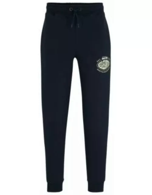 BOSS x NFL cotton-blend tracksuit bottoms with collaborative branding- Seahawks Men's Jogging Pant