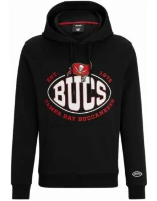 BOSS x NFL cotton-blend hoodie with collaborative branding- Bucs Men's Tracksuit