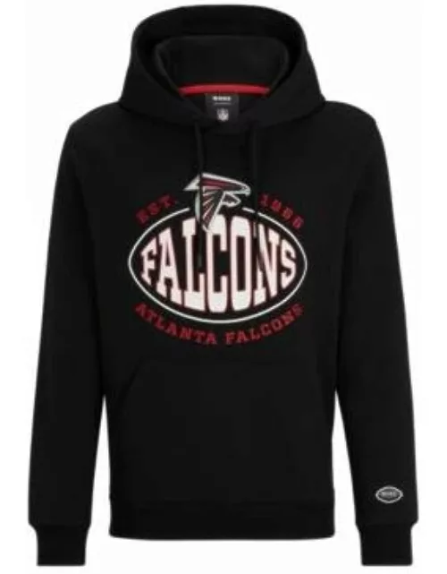 BOSS x NFL cotton-blend hoodie with collaborative branding- Falcons Men's Tracksuit