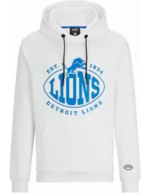 BOSS x NFL cotton-blend hoodie with collaborative branding- Lions Men's Tracksuit