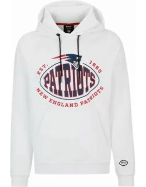 BOSS x NFL cotton-blend hoodie with collaborative branding- Patriots Men's Tracksuit