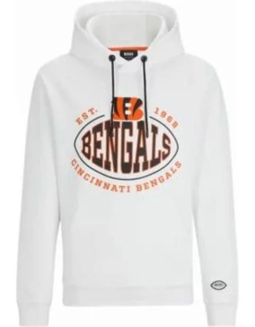 BOSS x NFL cotton-blend hoodie with collaborative branding- Bengals Men's Tracksuit