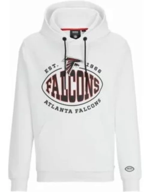 BOSS x NFL cotton-blend hoodie with collaborative branding- Falcons Men's Tracksuit