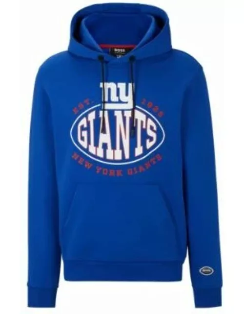 BOSS x NFL cotton-blend hoodie with collaborative branding- Giants Men's Tracksuit