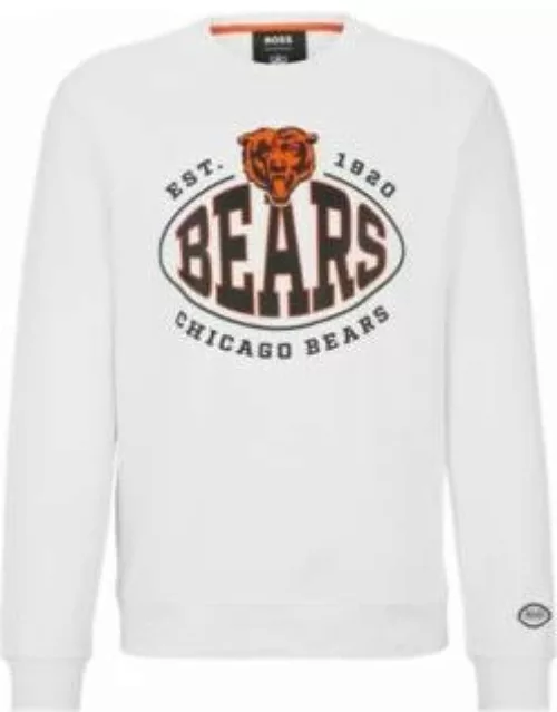 BOSS x NFL cotton-blend sweatshirt with collaborative branding- Bears Men's Tracksuit