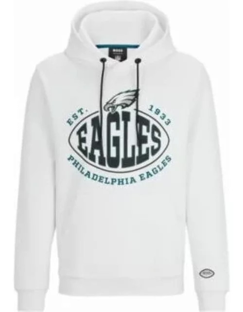 BOSS x NFL cotton-blend hoodie with collaborative branding- Eagles Men's Tracksuit