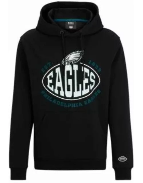 BOSS x NFL cotton-blend hoodie with collaborative branding- Eagles Men's Tracksuit