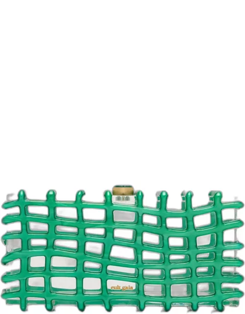 Rina Caged Clear Clutch Bag