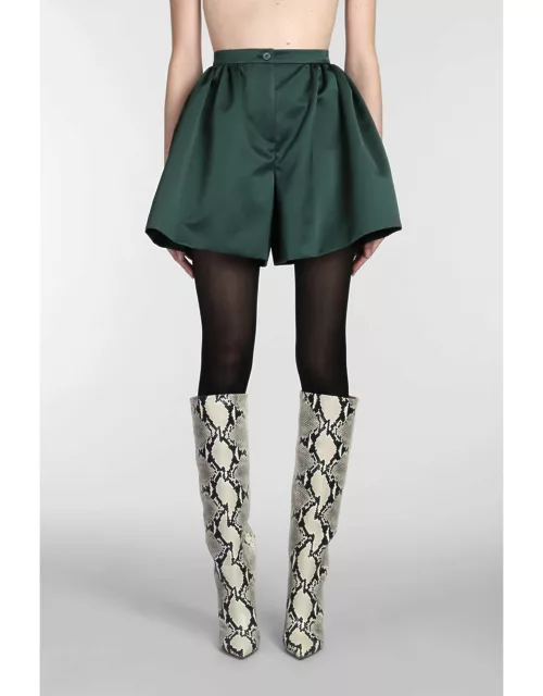 Rochas Shorts In Green Polyester