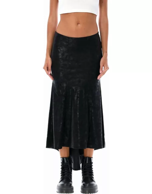 MISBHV Midi Skirt In Faux Leather