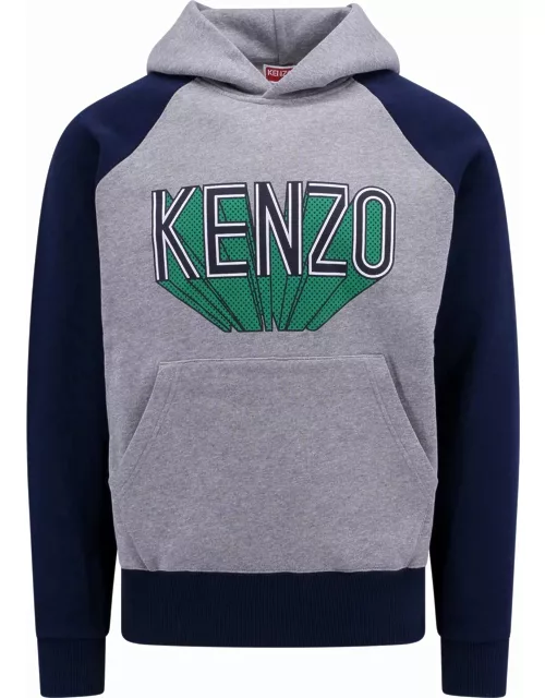 Kenzo Cotton Sweatshirt With Frontal Logo
