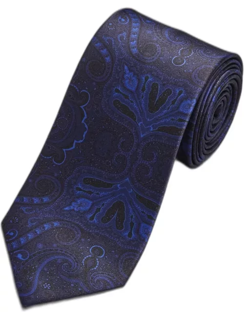 JoS. A. Bank Men's Reserve Collection Paisley Tie, Navy, One