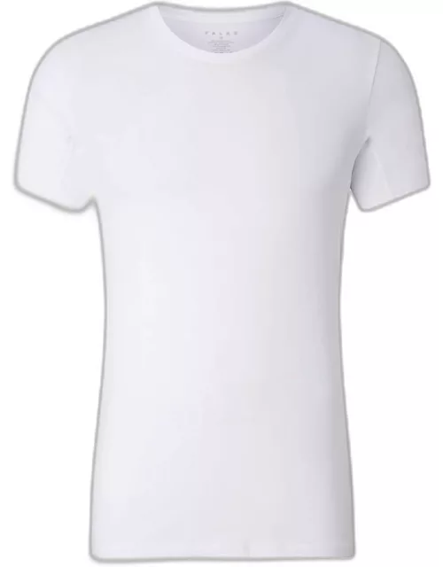 Men's Cotton-Stretch Crewneck T-Shirt