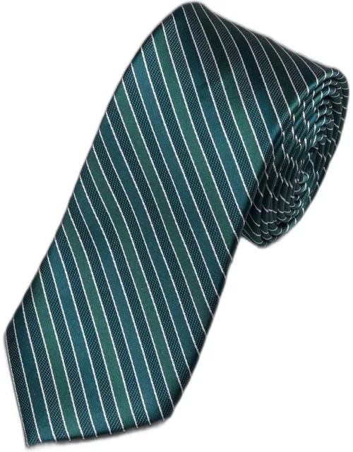 JoS. A. Bank Men's Stripe Tie, Pine, One