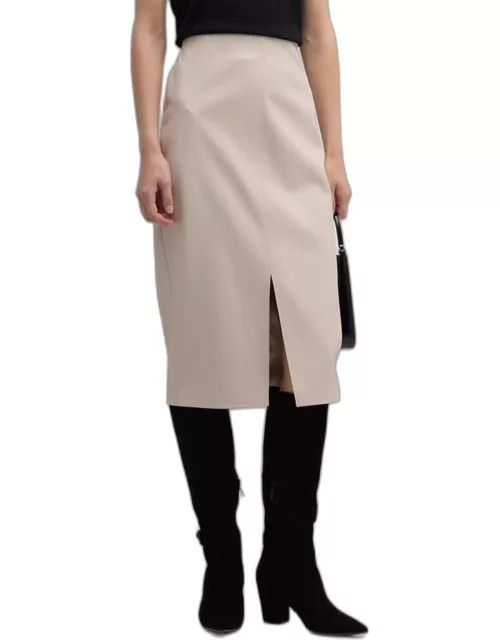 Esme Front-Slit Midi Pencil Skirt