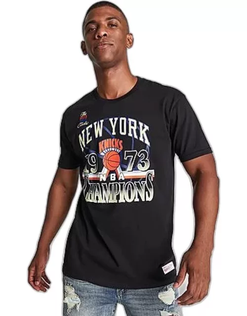 Men's Mitchell & Ness New York Knicks NBA 1973 NBA Champions Graphic T-Shirt