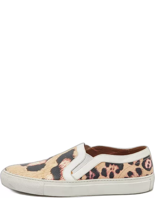Givenchy Tricolor Animal Print Leather Skate Basse New Sneaker