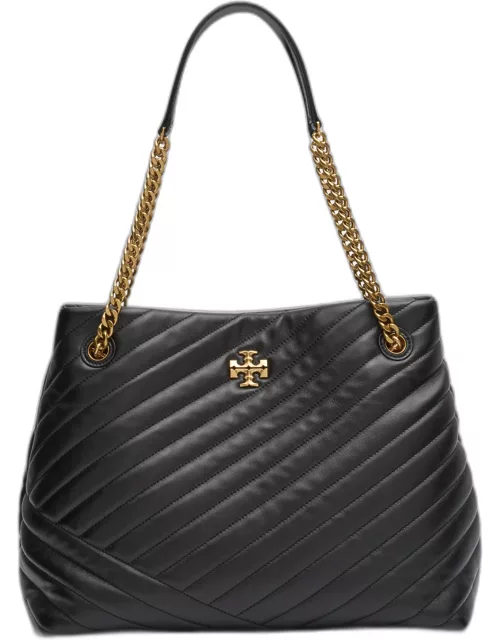Kira Chevron-Quilted Leather Tote Bag