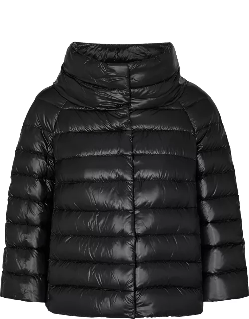 Herno Sofia Quilted Shell Jacket - Black