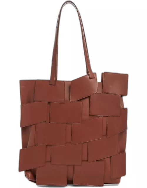 Patchwork Leather Tote Bag