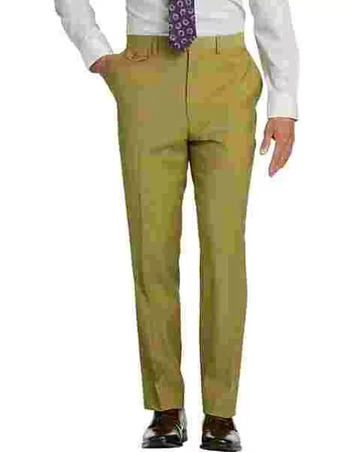 Tayion Men's Classic Fit Suit Separate Pants Mustard