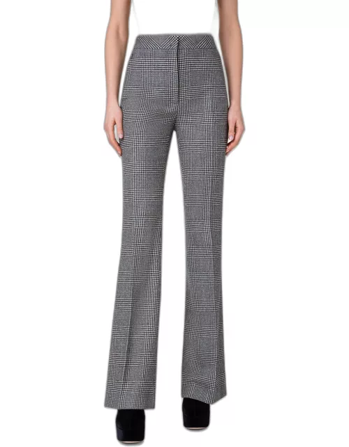 Farida Cashmere Prince of Galles Bootcut Pant