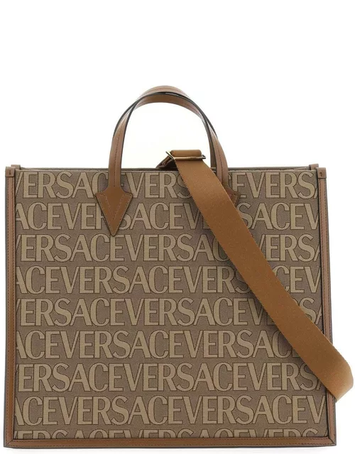 VERSACE versace allover shopper bag