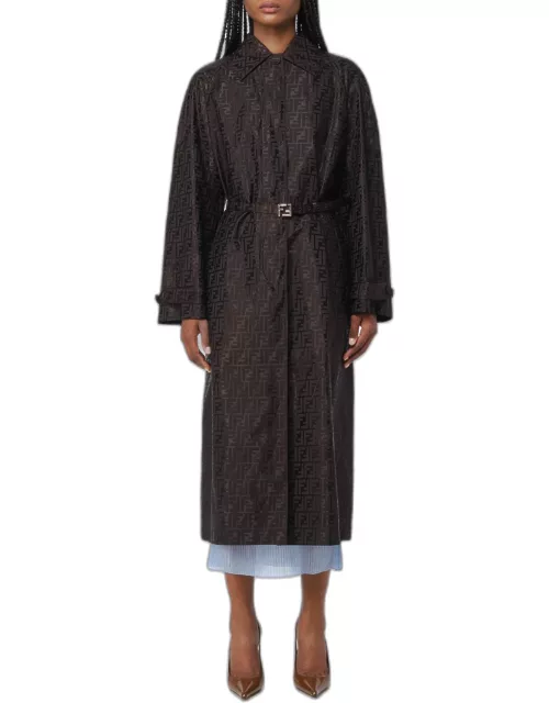 Trench Coat FENDI Woman colour Black