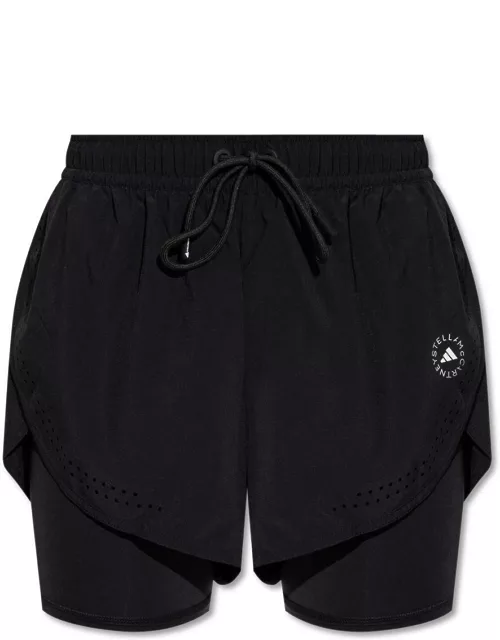 Adidas by Stella McCartney Two-layered Shorts With Logo