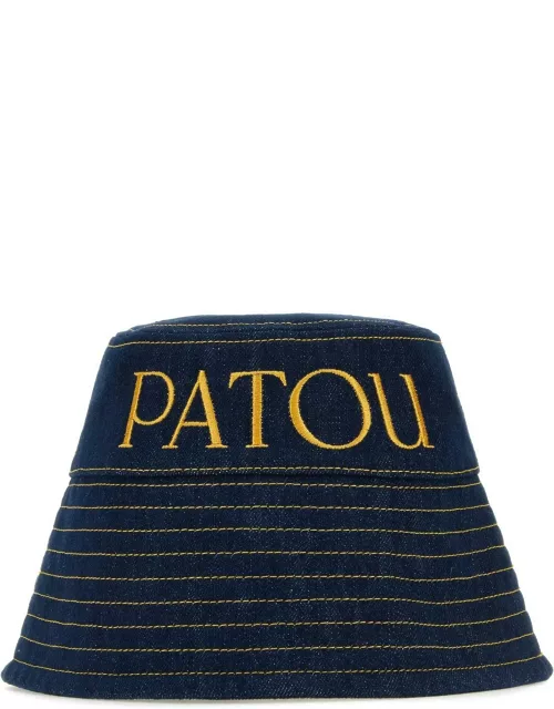 Patou Dark Blue Denim Hat