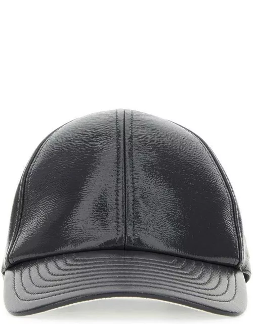 Courrèges Dark Grey Vinyl Baseball Cap