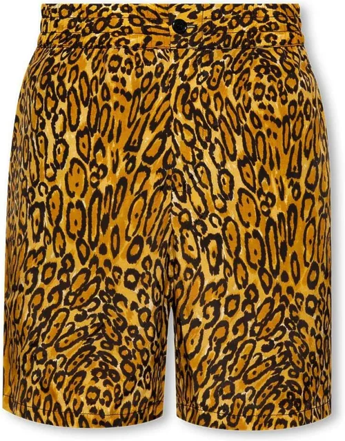 Moschino Shorts With Animal Print