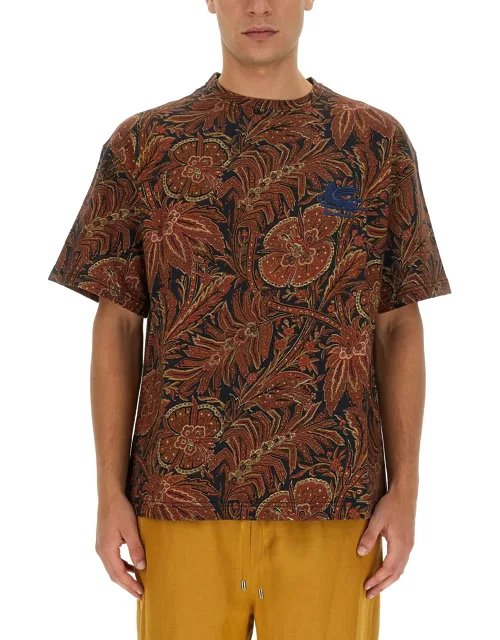 etro floral print t-shirt