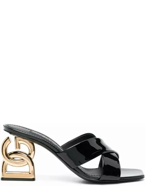 Dolce & Gabbana 3.5 85mm leather mule