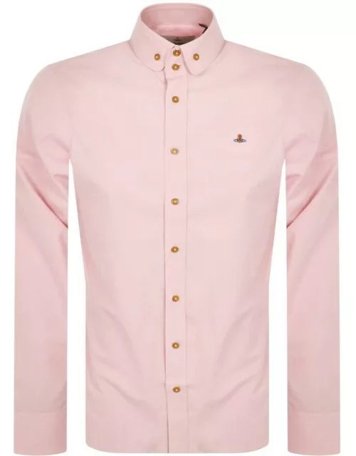 Vivienne Westwood Krall Long Sleeved Shirt Pink