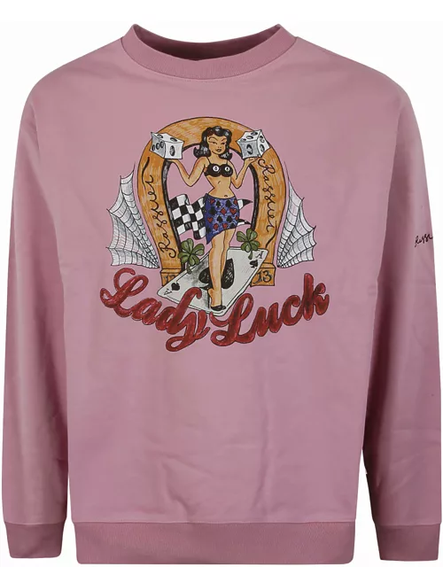 PACCBET Men Lady Luck Crewneck Sweatshirt Knit