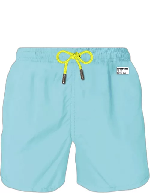 MC2 Saint Barth Man Light Blue Swim Shorts Pantone Special Edition