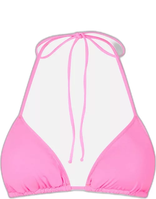 MC2 Saint Barth Woman Fluo Pink Triangle Top Swimsuit