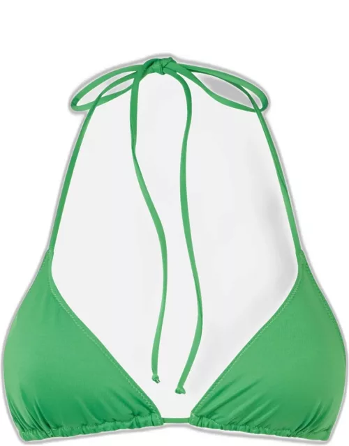 MC2 Saint Barth Woman Green Triangle Top Swimsuit