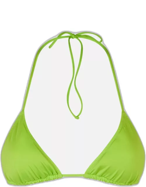MC2 Saint Barth Woman Lime Triangle Top Swimsuit