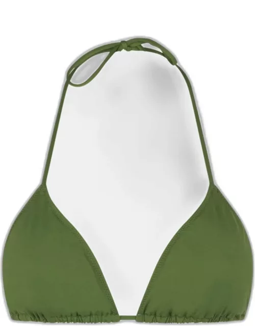 MC2 Saint Barth Woman Military Green Triangle Top