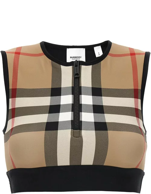 Burberry Check Sporty Top