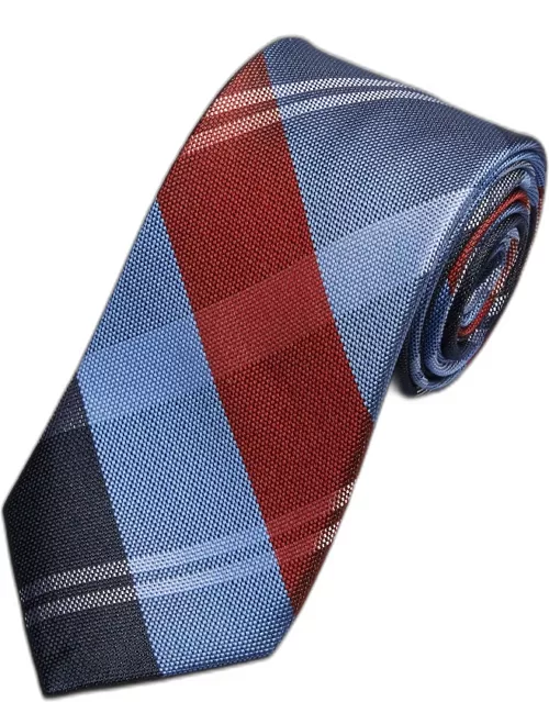 JoS. A. Bank Men's Tonal Plaid Tie, Navy, One